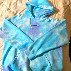 Tie dye “take it easy” hoodie